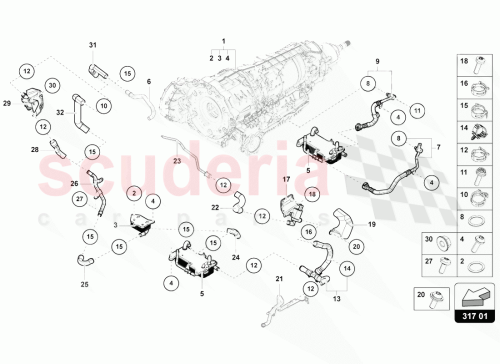 Part Diagram for Lamborghini 4M0122448J