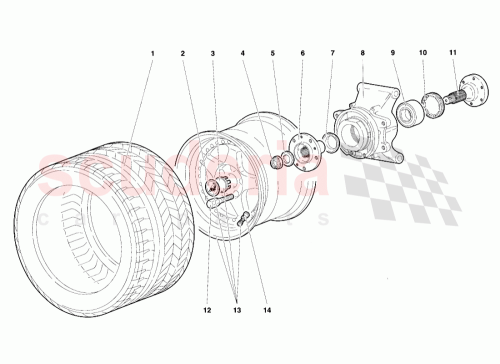 Part Diagram for Lamborghini 005137643