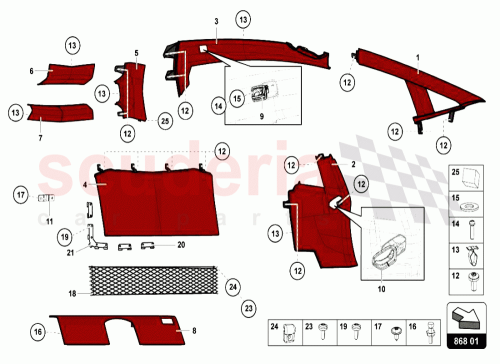 Part Diagram for Lamborghini 470861196