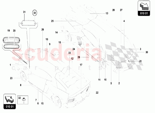 Part Diagram for Lamborghini 470010552B
