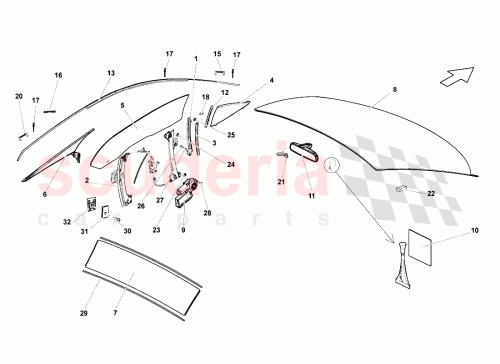 Part Diagram for Lamborghini 400845099C
