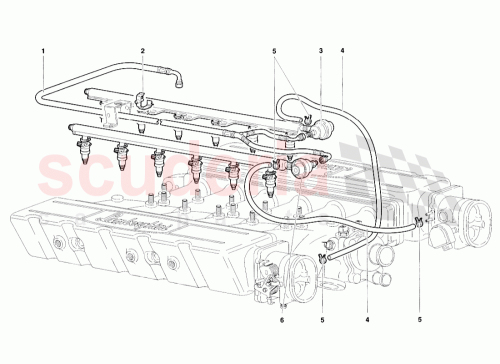 Part Diagram for Lamborghini 006134202