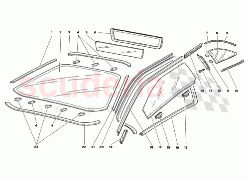 Part Diagram for Lamborghini 0072001470