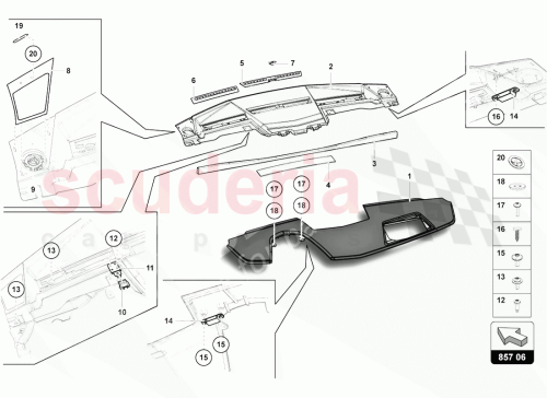 Part Diagram for Lamborghini 471857041G