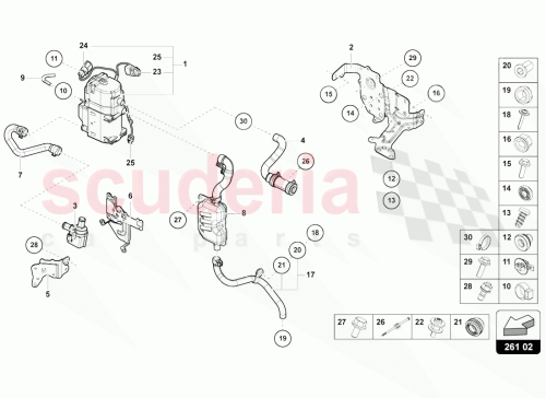 Part Diagram for Lamborghini 4M0265336J