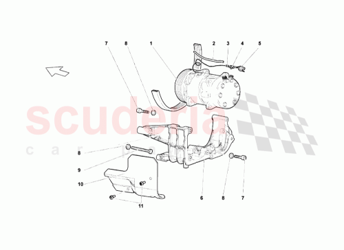 Part Diagram for Lamborghini 07M145169D