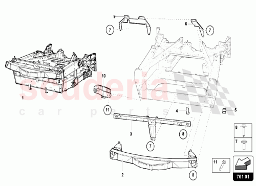 Part Diagram for Lamborghini 470805011E