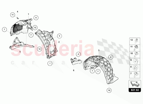 Part Diagram for Lamborghini 4ML853887A