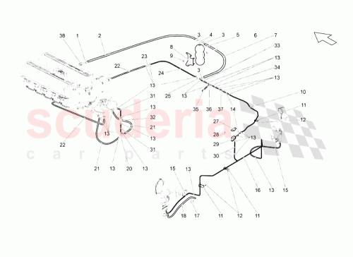 Part Diagram for Lamborghini 400906217A