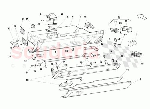 Part Diagram for Lamborghini 401857924A