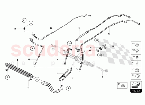 Part Diagram for Lamborghini 471422898B