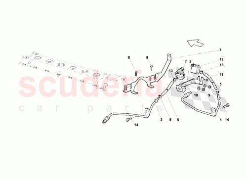Part Diagram for Lamborghini 07L906261A