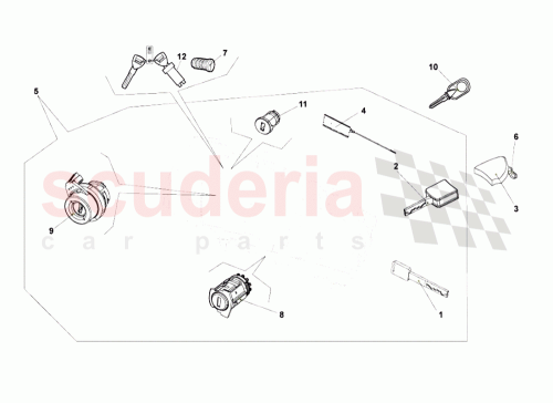 Part Diagram for Lamborghini 407800375