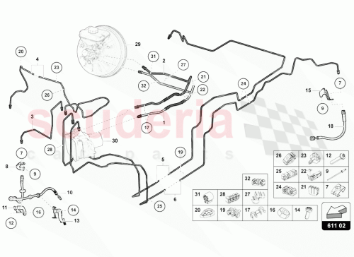 Part Diagram for Lamborghini 8K0611797F