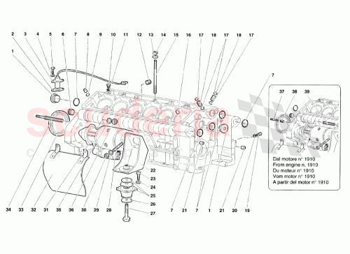 Part Diagram for Lamborghini 001635959