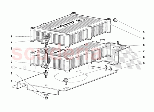 Part Diagram for Lamborghini 006132578