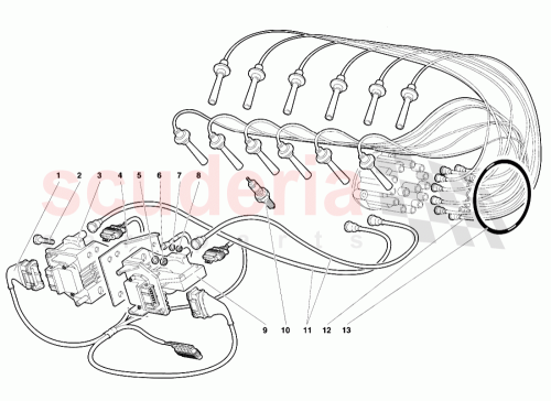 Part Diagram for Lamborghini 006131474