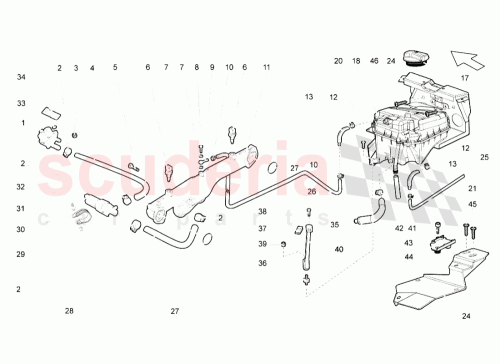 Part Diagram for Lamborghini 07L121167