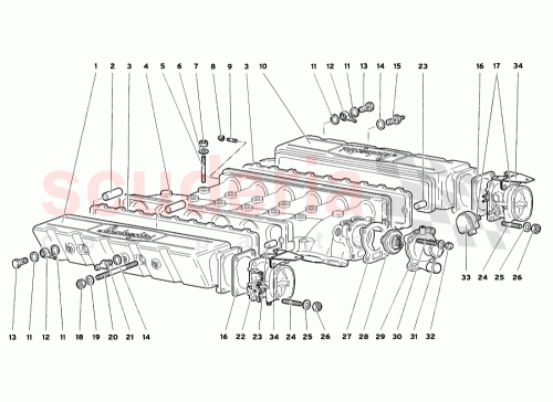 Part Diagram for Lamborghini 490132008
