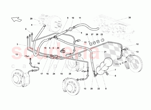 Part Diagram for Lamborghini 410611724B