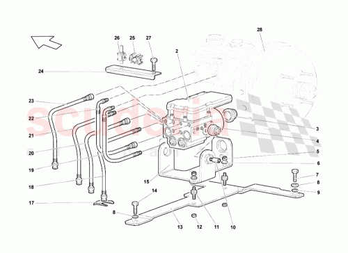 Part Diagram for Lamborghini 413614740B