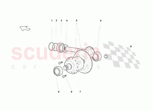 Part Diagram for Lamborghini 0B9517141C