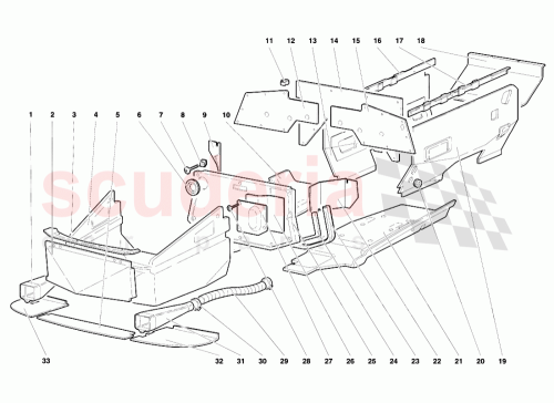 Part Diagram for Lamborghini 009458380