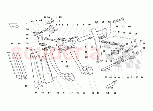 Part Diagram for Lamborghini 414864432