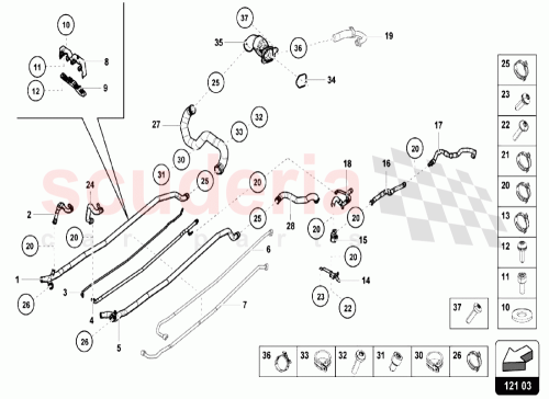 Part Diagram for Lamborghini 06H121601N