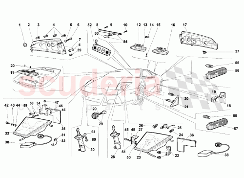 Part Diagram for Lamborghini 006132280