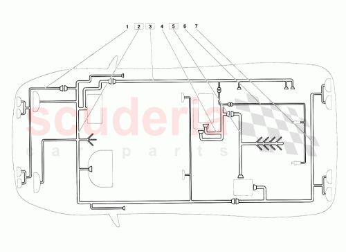Part Diagram for Lamborghini 006133332