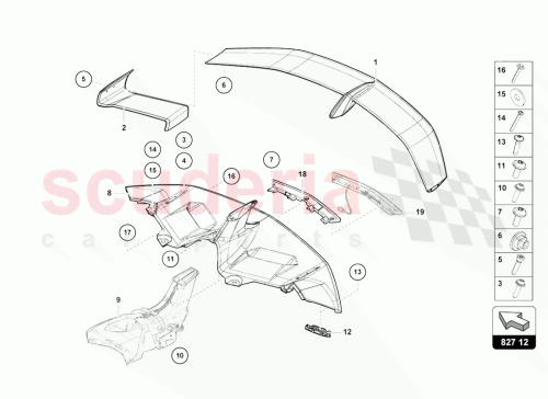 Part Diagram for Lamborghini 470827883A