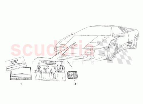 Part Diagram for Lamborghini 901327101
