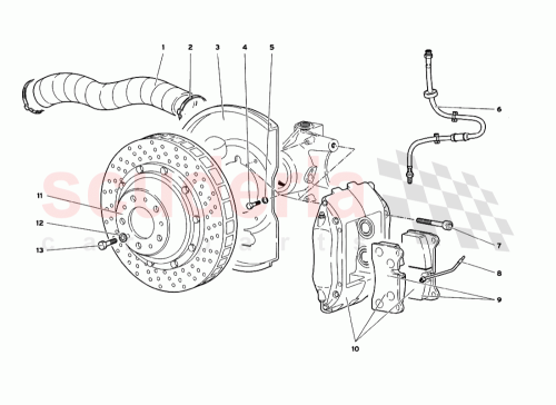 Part Diagram for Lamborghini 0031001456