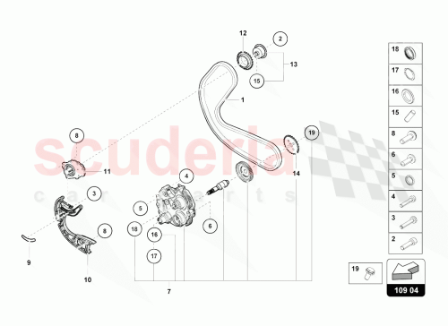 Part Diagram for Lamborghini 079109135E
