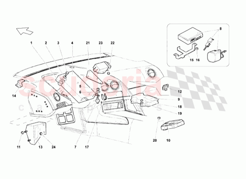 Part Diagram for Lamborghini 414971457