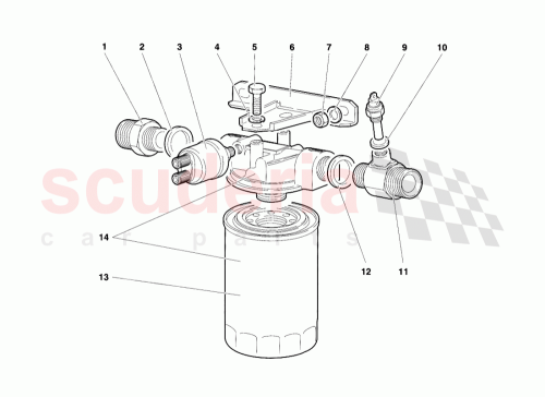 Part Diagram for Lamborghini 004135224