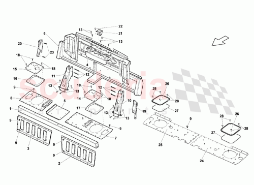 Part Diagram for Lamborghini 407201970E