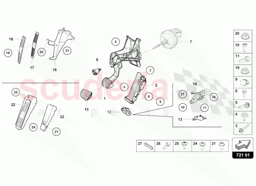 Part Diagram for Lamborghini 4T1864891A