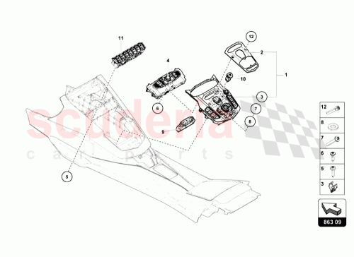 Part Diagram for Lamborghini 470907047