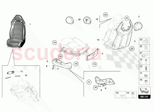 Part Diagram for Lamborghini 470881097L