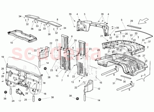 Part Diagram for Lamborghini 407813921A