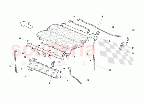 Part Diagram for Lamborghini N91010501
