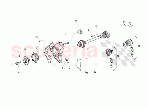 Part Diagram for Lamborghini 400614754B