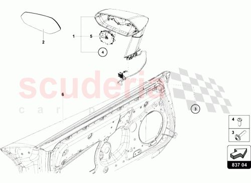 Part Diagram for Lamborghini 476857522B