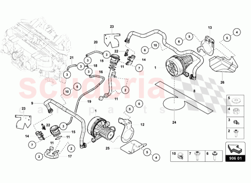 Part Diagram for Lamborghini 470131611B