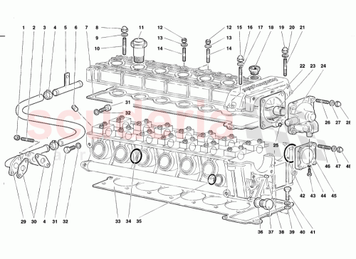 Part Diagram for Lamborghini 0011001059