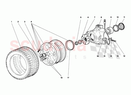 Part Diagram for Lamborghini 0052003029