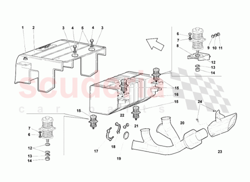 Part Diagram for Lamborghini 07M251237C
