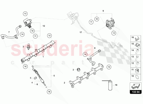 Part Diagram for Lamborghini 0P2127507B